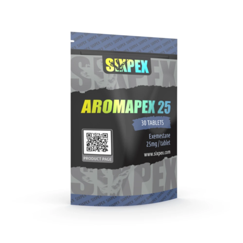 AROMAPEX 25 Paris sachet 30 tabs – 25mg/tab Exemestane research oral, discreet Europe shipping