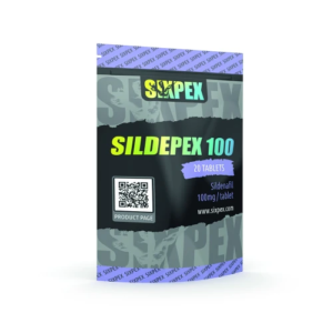 SILDEPEX 100 Vienna sachet 20 tabs – 100mg/tab Sildenafil research oral, discreet Europe shipping